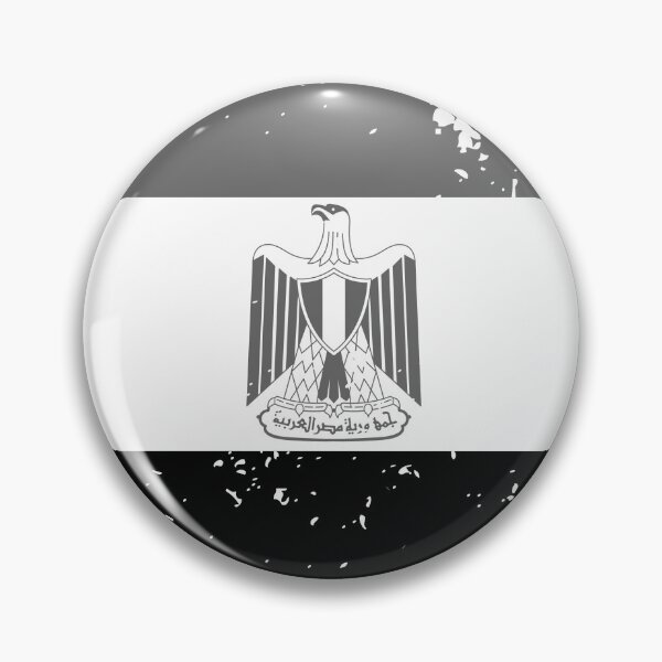 Item preview, Egypt national flag black and white designed and sold by Starstacks.