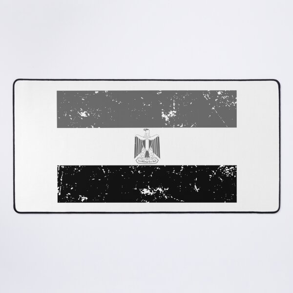 Item preview, Egypt national flag black and white designed and sold by Starstacks.