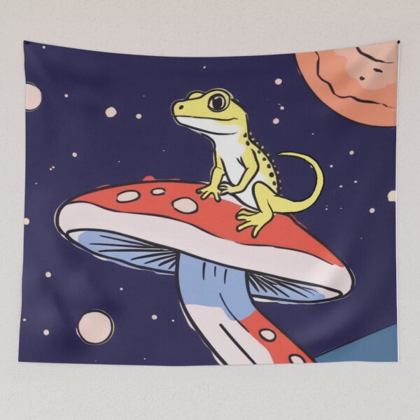 Item preview, Copy of A Lizard on a Mushroom in Space designed and sold by quasartphil.