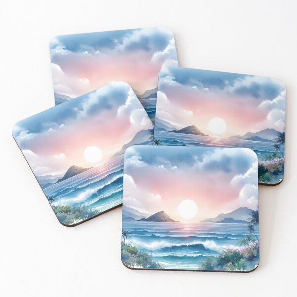 Item preview, Tropical Sunset Waves designed and sold by Fashiospice07.