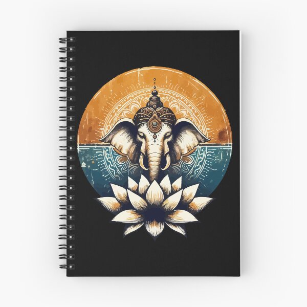 Item preview, Unique Hindu Elephant Lotus designed and sold by TomFrontierArt.