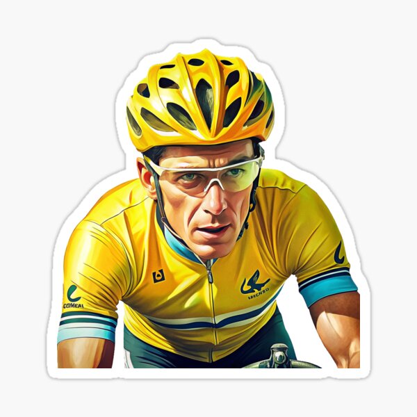 Item preview, Yellow Jersey Tour de France Sticker designed and sold by TroveVault.