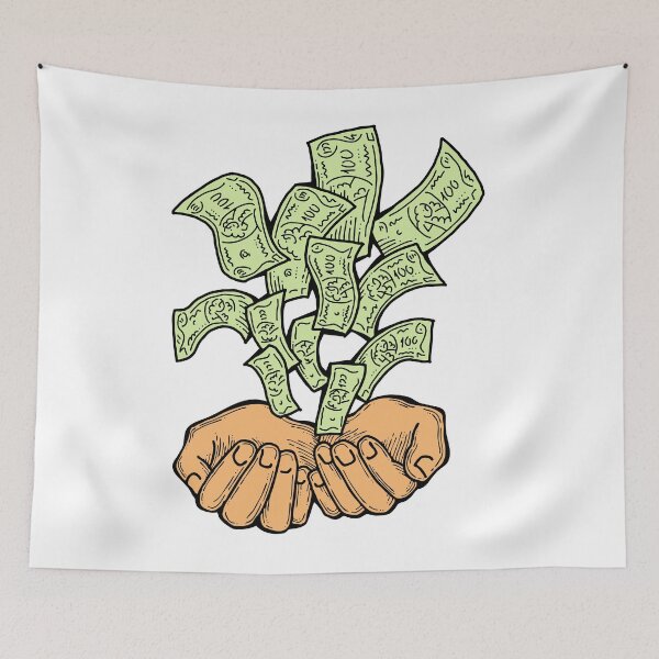 Item preview, Big money flying to you for wealth and prosperity designed and sold by RukkiZukkiArt.