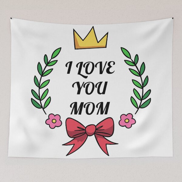 Item preview, I LOVE YOU MOM designed and sold by nkmanju.