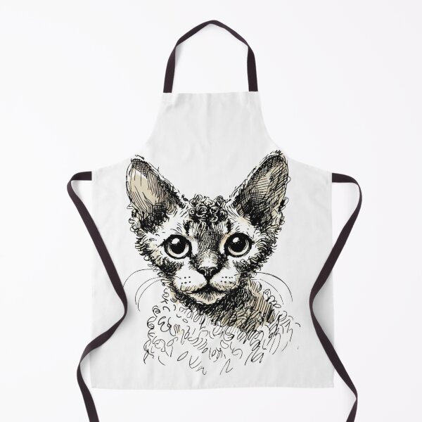 Item preview, Devon Rex Cat designed and sold by Blink Art Studio.