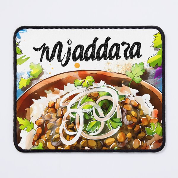 Item preview, Mjaddara Lentils High Protein Delight: Experience the Savory Goodness and Nutritional Benefits of Arabic Middle Eastern Cuisine Generative AI مجدرة designed and sold by FUNqoosh.