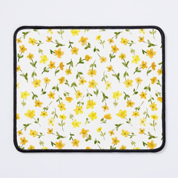 Item preview, Buttercups watercolour pattern designed and sold by RoseMaryWP.