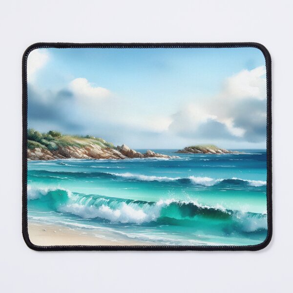 Item preview, Serene Beachscape Art designed and sold by Fashiospice07.