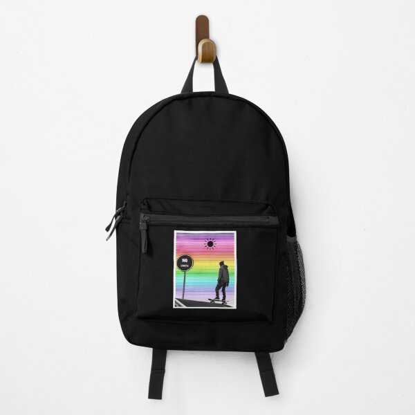 Item preview, No limits, rainbow colors skateboarding graphics designed and sold by silent-violin.