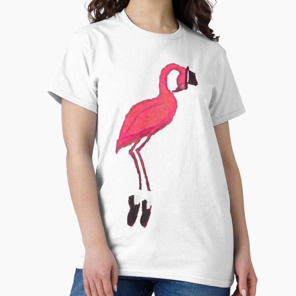 Vista previa del artículo con la obra «Michael Jackson Flamingo», diseñado y vendido por Shelbionic.