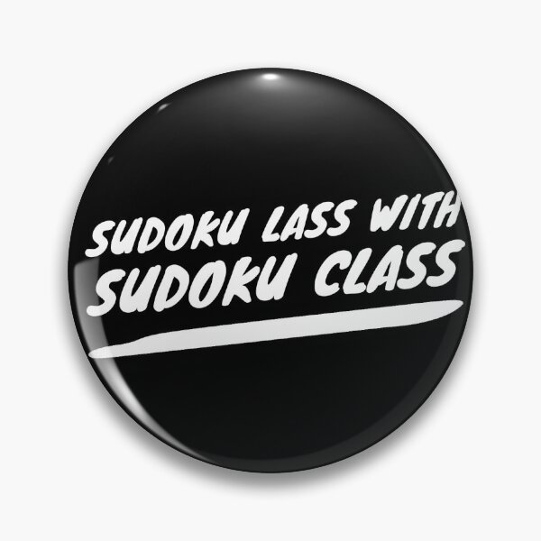 Item preview, Sudoku Lass with Sudoku Class designed and sold by TGPretender.