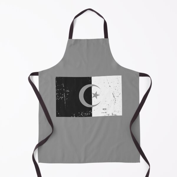 Item preview, Algeria black and white national flag designed and sold by Starstacks.