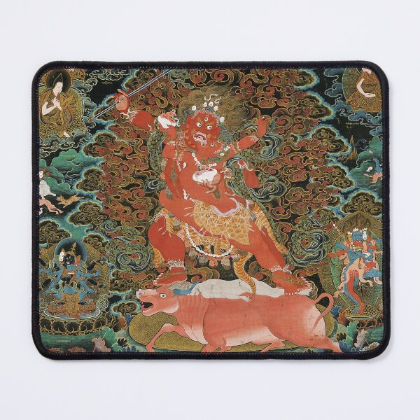 Item preview, Mandala 204 Yamari Rakta Buddhist Deity Heruka 1600s designed and sold by GuyBlank.