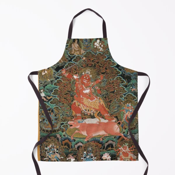 Item preview, Mandala 204 Yamari Rakta Buddhist Deity Heruka 1600s designed and sold by GuyBlank.