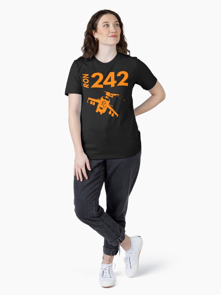 Thumbnail 4 of 7, Essential T-Shirt, «242 T 4 U» RON242 T with heli by UltraProbaat designed and sold by UltraProbaat.