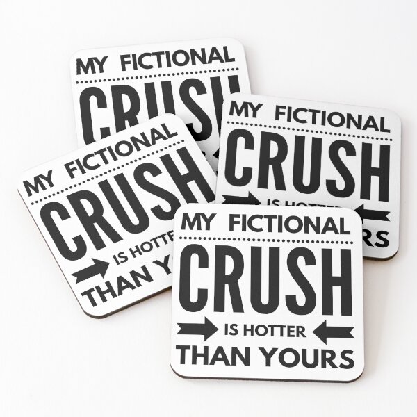 Item preview, My Fictional Crush is Hotter than Yours designed and sold by TGPretender.