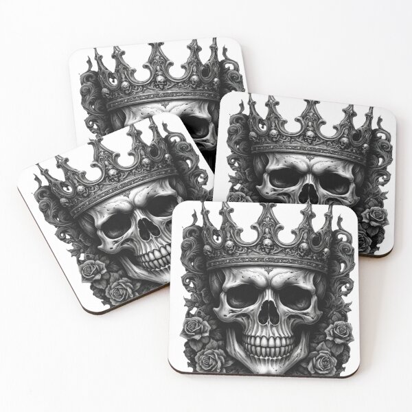 Item preview, Dystopian Skull and Crown designed and sold by Mehgan-Ashcroft.