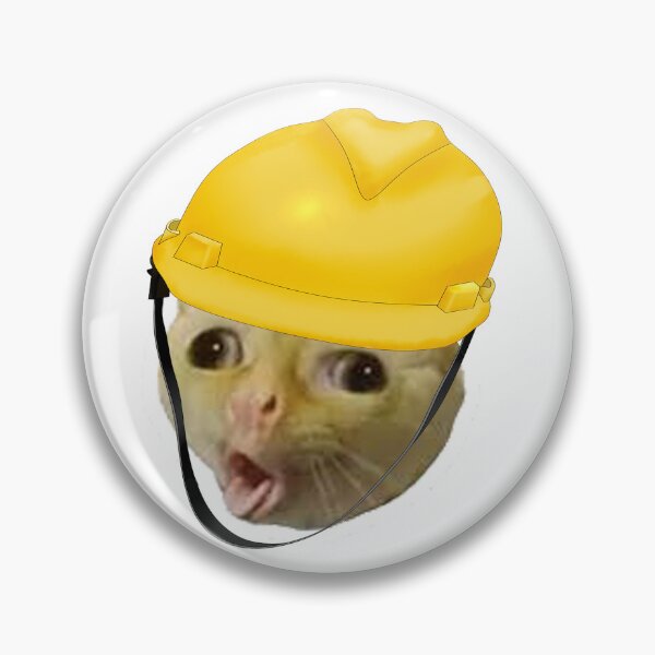 Item preview, Funny Catwithhardhat designed and sold by STURNIOLO55.