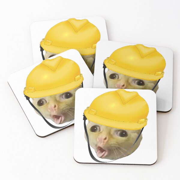 Item preview, Funny Catwithhardhat designed and sold by STURNIOLO55.