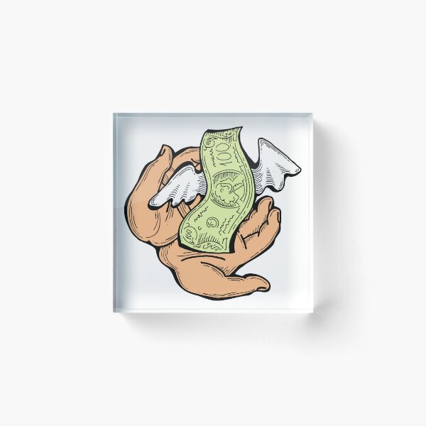 Item preview, Big money flying to you for wealth and prosperity designed and sold by RukkiZukkiArt.