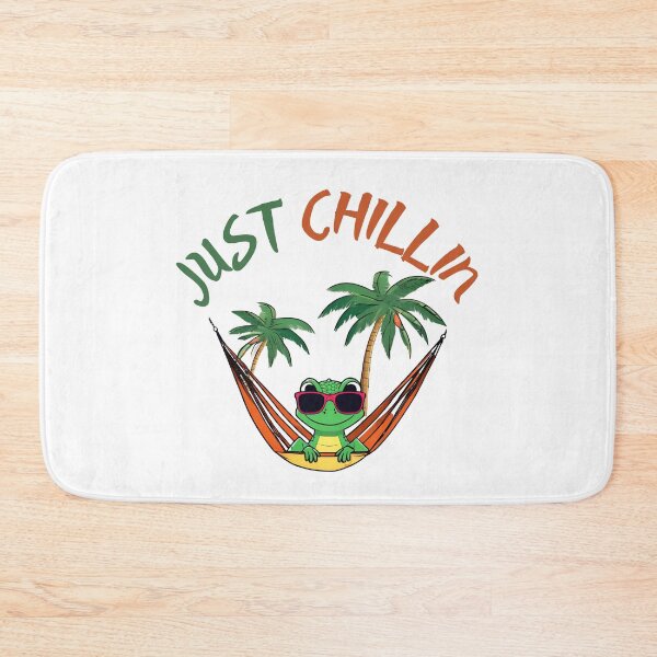 Item preview, Just Chillin' Lizard in Hammock with Palm Trees designed and sold by Creastore.