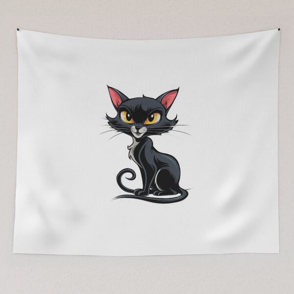 Item preview, Black Cat designed and sold by Gentle40Winks.