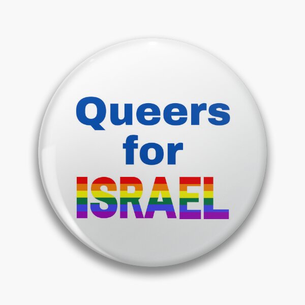Item preview, Queers for Israel designed and sold by NJGDesigns.