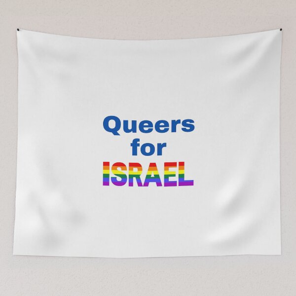 Item preview, Queers for Israel designed and sold by NJGDesigns.