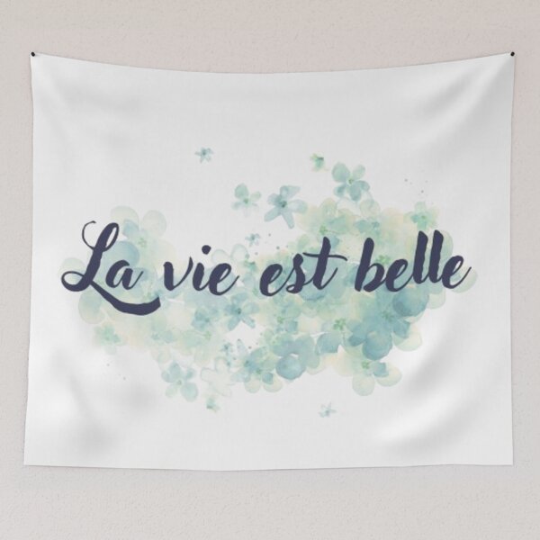 Item preview, The life is beautiful _ blue  designed and sold by Arleven.