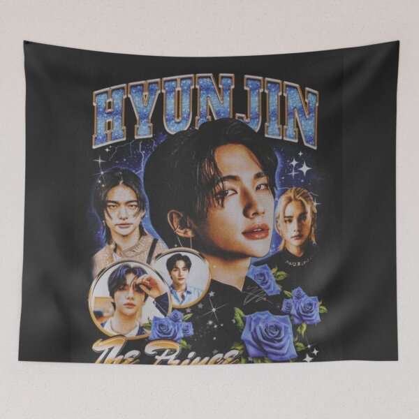 Item preview, Hyunjin Hwang Stray Kids Rock Star Comeback Kpop ot8 stay boy group full album poster max designed and sold by Kpop-Noona.