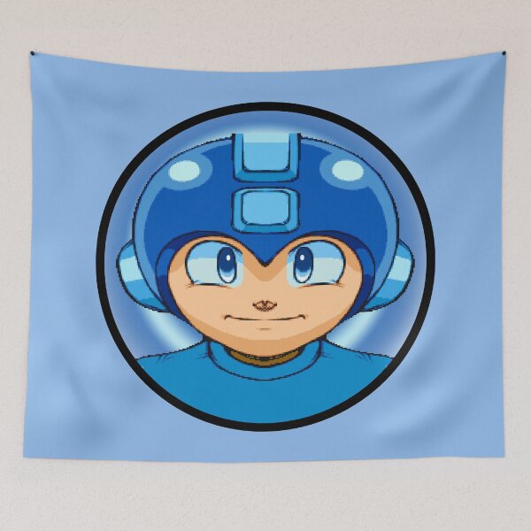 Item preview, Mega Man / Portrait designed and sold by MisterPixel.