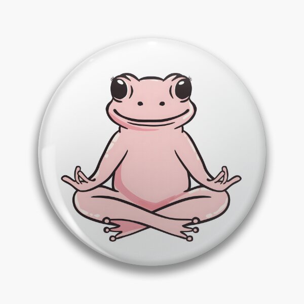 Item preview, Frog meditating designed and sold by xiao xuans.