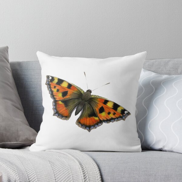 Item preview, Tortoiseshell Butterfly Watercolor Painting Wildlife Artwork designed and sold by Alison Langridge.