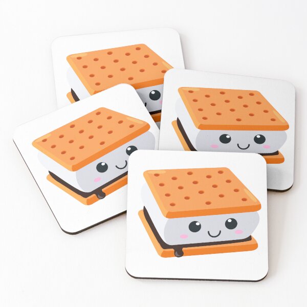Item preview, Kawaii Cute S’mores sticker designed and sold by Saffia Publishing House.