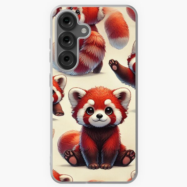 Item preview, Red Panda Pattern Cute Illustration Design designed and sold by PillowShop ⭐⭐⭐⭐⭐.