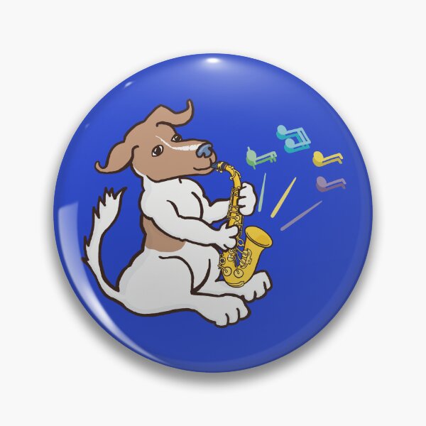 Item preview, Jack Russell on saxophone  designed and sold by ElectronicCloud.