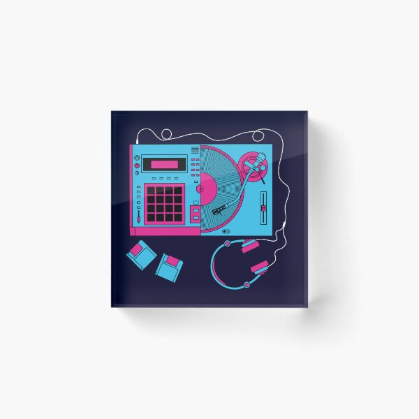 Artikelvorschau, Plattenspieler und Sampler für Beatmaker Producer entworfen und verkauft von AtomicMalibu.