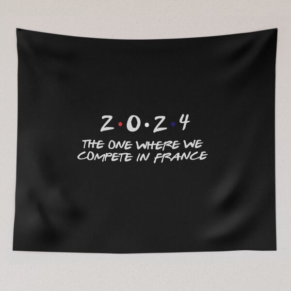 Item preview, 2024 The One Where We Compete In France Collection designed and sold by TShirtImpress.