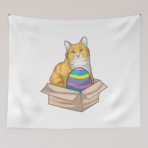 Item preview, Cat Easter Cardboard box designed and sold by Snabdesign84.