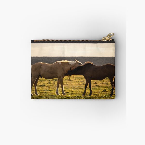 Item preview, Sunset Horses Grazing on Northam Burrows designed and sold by twymanphoto.