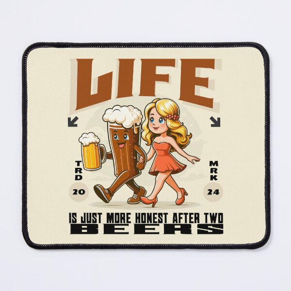 Item preview, Life is just more honest after two beers designed and sold by Peerless-Prime.