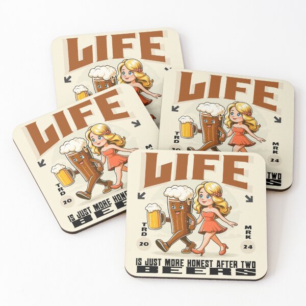 Item preview, Life is just more honest after two beers designed and sold by Peerless-Prime.