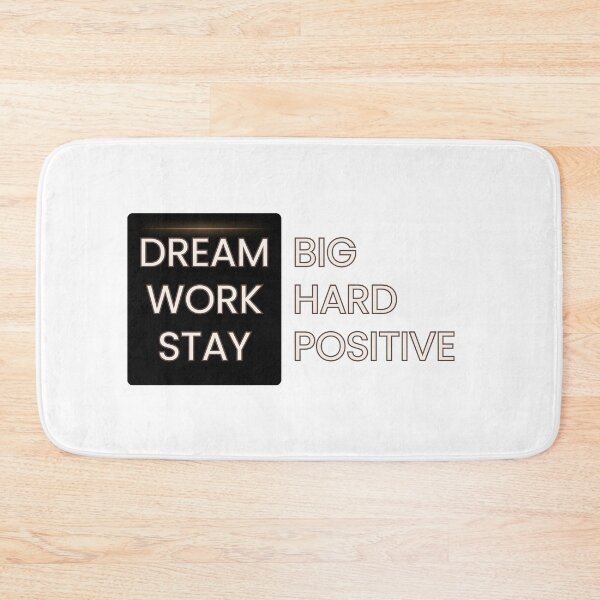 Item preview, Unisex Featured Apparel - 'Dream Big, Work Hard, Stay Positive' Custom modern Design designed and sold by Designer-Haven.