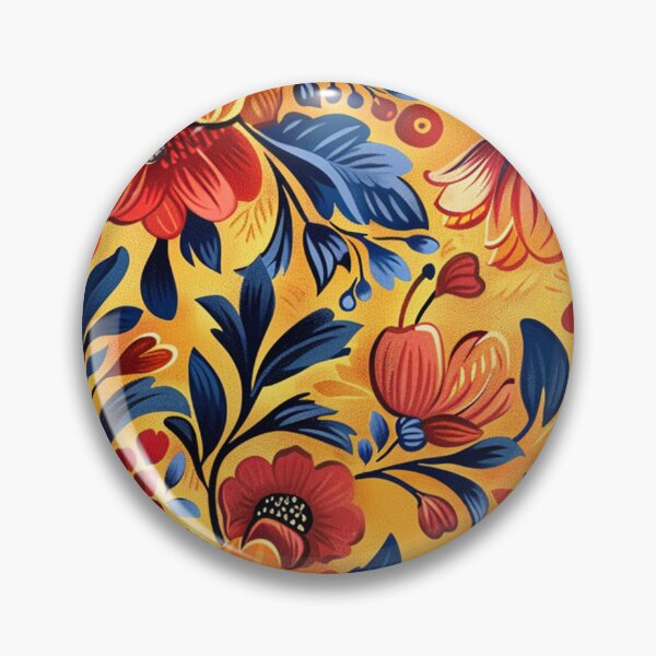 Item preview, Folk art pattern 2 designed and sold by FamousArtDesign.