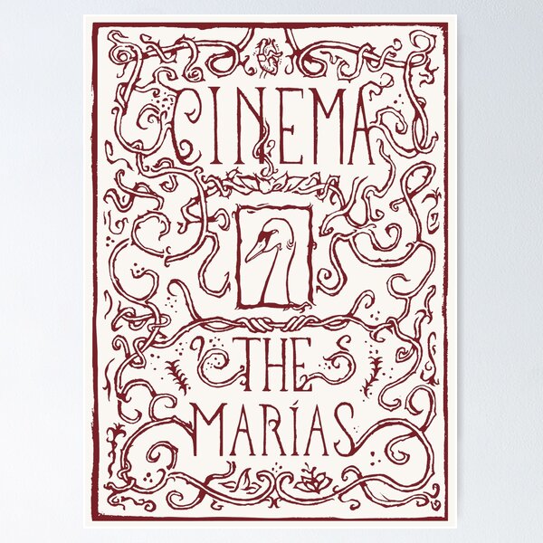 Item preview, The Marías 'Cinema' Inspired Illustration Poster designed and sold by Samuel Spalding.