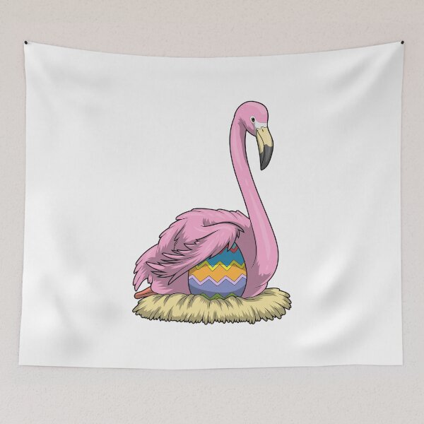 Item preview, Flamingo Easter Easter egg Nest designed and sold by Snabdesign84.