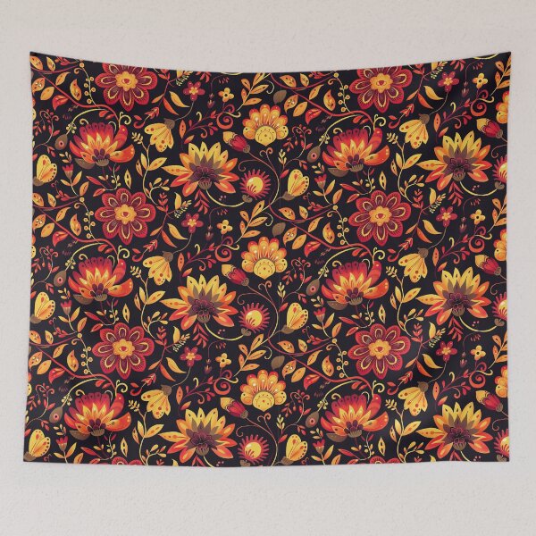 Item preview, Folk art pattern 3 designed and sold by FamousArtDesign.
