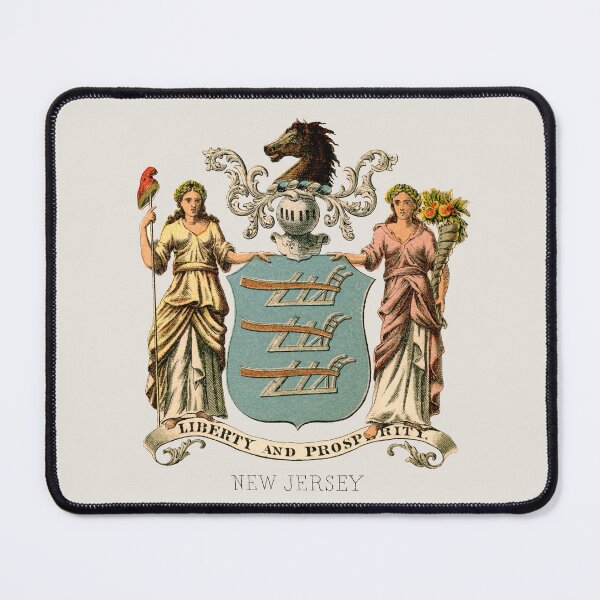 Item preview, 1876 New Jersey Coat of Arms designed and sold by historicimage.
