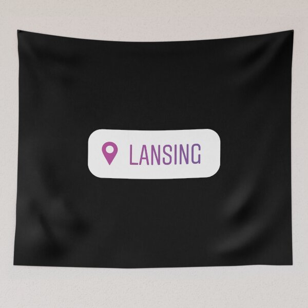 Item preview, Lansing Geotag  designed and sold by orlumbuspirate.
