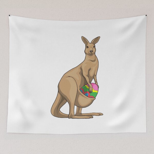 Item preview, Kangaroo Easter Easter egg designed and sold by Snabdesign84.